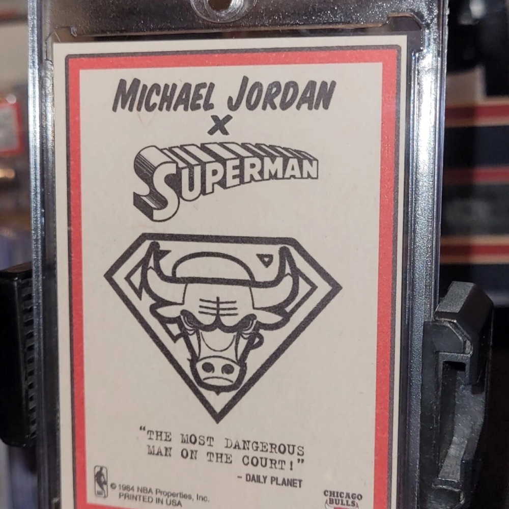 1984 Michael Jordan x Superman Comic Rookie RC Chicago Bulls Rare - Picture 2 of 6